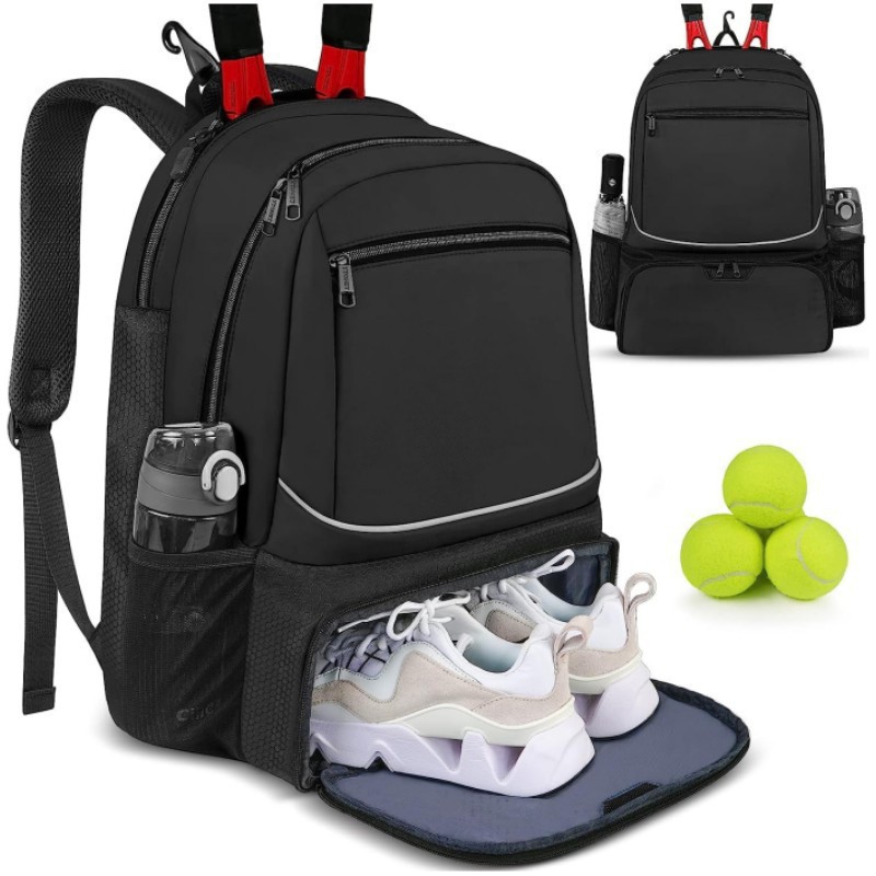 Badminton Open - Mochila de tenis de gran capacidad,