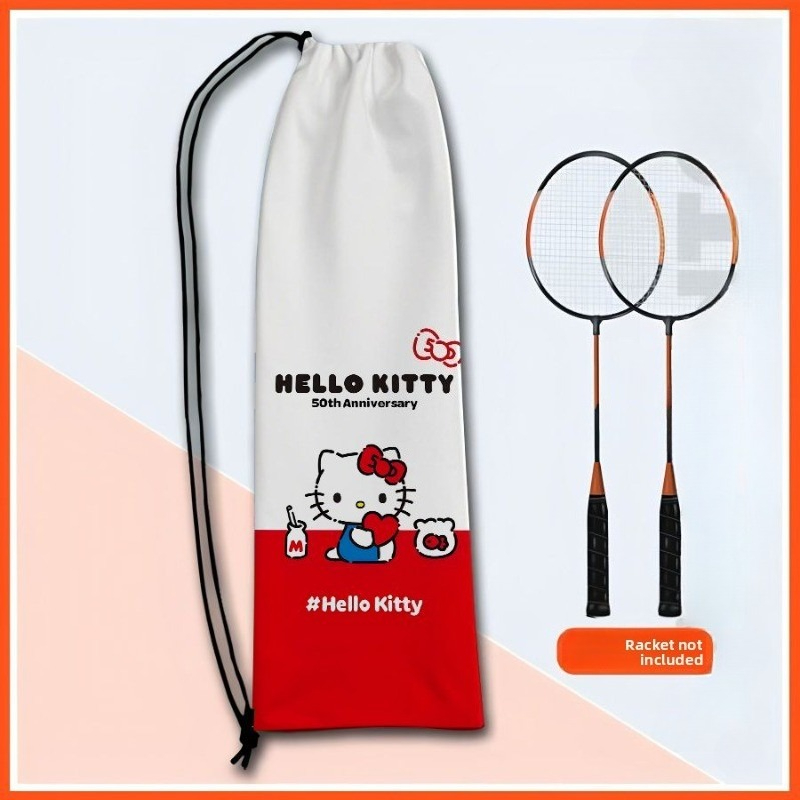 Badminton Open - Linda bolsa de almacenamiento con cordón