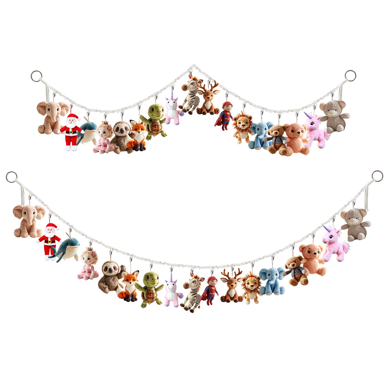 String Tension Clip - Cuerda de Almacenamiento de Peluches de